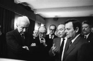 Incontro e colazione con il Segretario Generale della NATO Lord Carrington e signora