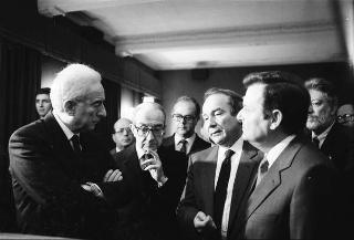 Incontro e colazione con il Segretario Generale della NATO Lord Carrington e signora