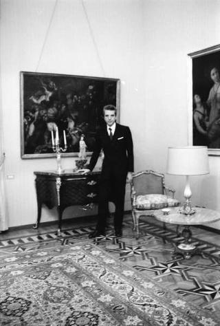 Incontro e colazione con il Segretario Generale della NATO Lord Carrington e signora
