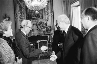 Incontro e colazione con il Segretario Generale della NATO Lord Carrington e signora