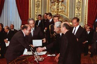 Giuramento I Governo De Mita
