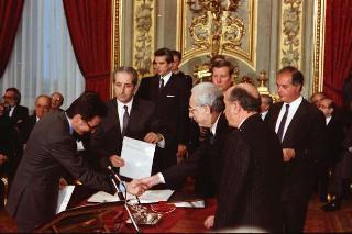 Giuramento I Governo De Mita