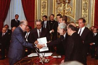 Giuramento I Governo De Mita