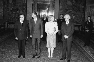 Colazione in onore delle LL.MM. il Re di Spagna, Juan Carlos I e la Regina Sofia