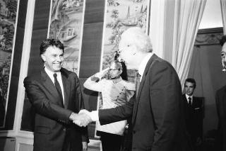 Incontro del Presidente della Repubblica Francesco Cossiga con  Felipe Gonzales, primo ministro di Spagna