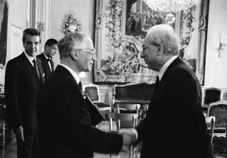 Incontro del Presidente della Repubblica Francesco Cossiga con John Howard, leader del Partito liberale australiano