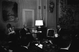 Incontro del Presidente della Repubblica Francesco Cossiga con John Howard, leader del Partito liberale australiano