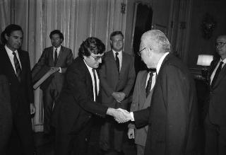 Incontro del Presidente della Repubblica Francesco Cossiga con una delegazione di parlamentari australiani