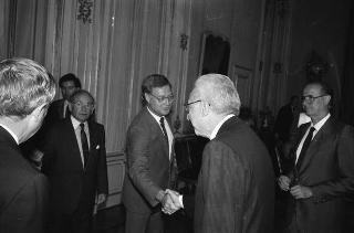 Incontro del Presidente della Repubblica Francesco Cossiga con una delegazione di parlamentari australiani