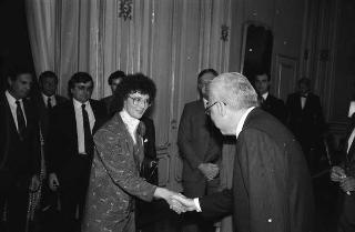 Incontro del Presidente della Repubblica Francesco Cossiga con una delegazione di parlamentari australiani