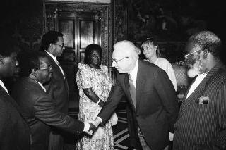 Tibamanye Mweene Mushanga, nuovo ambasciatore della Repubblica di Uganda: presentazione delle Lettere credenziali
