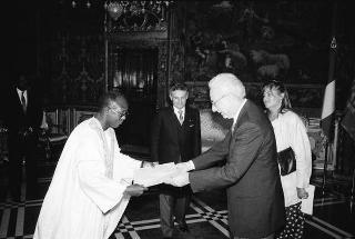 Youssouph Baro, nuovo ambasciatore della Repubblica del Senegal: presentazione delle Lettere credenziali