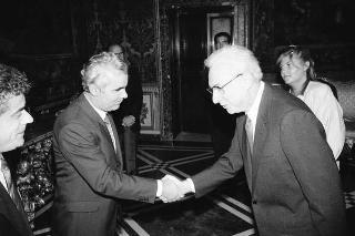 Dashnor Dervisci, nuovo ambasciatore della Repubblica Popolare Socialista d'Albania: presentazione lettere credenziali