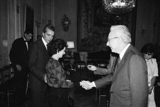Incontro con i partecipanti alla riunione del Consiglio per le relazioni fra l'Italia e gli Stati Uniti d'America