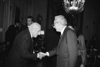 Incontro con i partecipanti alla riunione del Consiglio per le relazioni fra l'Italia e gli Stati Uniti d'America