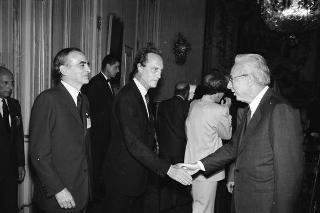 Incontro con i partecipanti alla riunione del Consiglio per le relazioni fra l'Italia e gli Stati Uniti d'America