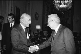 Incontro con i partecipanti alla riunione del Consiglio per le relazioni fra l'Italia e gli Stati Uniti d'America