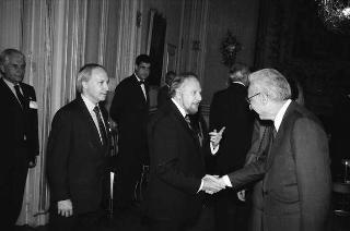 Incontro con i partecipanti alla riunione del Consiglio per le relazioni fra l'Italia e gli Stati Uniti d'America