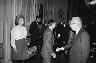 Incontro con i partecipanti alla riunione del Consiglio per le relazioni fra l'Italia e gli Stati Uniti d'America