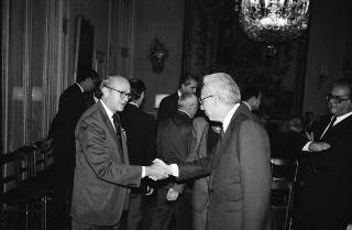 Incontro con i partecipanti alla riunione del Consiglio per le relazioni fra l'Italia e gli Stati Uniti d'America