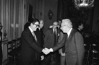 Incontro con i partecipanti alla riunione del Consiglio per le relazioni fra l'Italia e gli Stati Uniti d'America