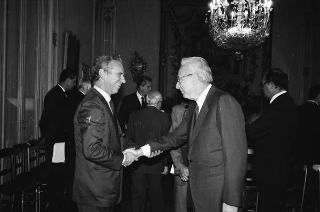 Incontro con i partecipanti alla riunione del Consiglio per le relazioni fra l'Italia e gli Stati Uniti d'America