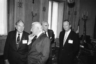 Incontro con i partecipanti alla riunione del Consiglio per le relazioni fra l'Italia e gli Stati Uniti d'America