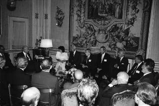 Incontro con i partecipanti alla riunione del Consiglio per le relazioni fra l'Italia e gli Stati Uniti d'America