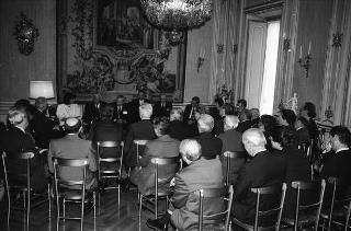 Incontro con i partecipanti alla riunione del Consiglio per le relazioni fra l'Italia e gli Stati Uniti d'America