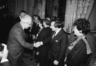 Incontro con i partecipanti alla "Legatus Conference" con Frank Stella