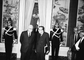 Incontro con il Presidente della Repubblica di Cipro George Vassiliou