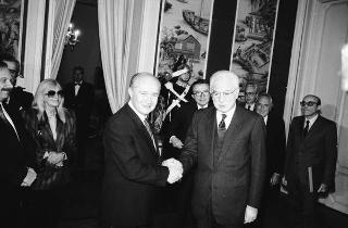 Incontro con il Presidente della Repubblica di Cipro George Vassiliou