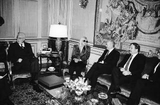Incontro con il Presidente della Repubblica di Cipro George Vassiliou