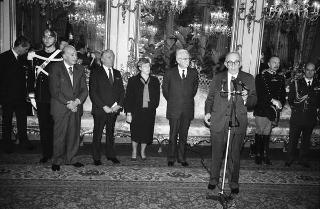 Incontro del Presidente della Repubblica Francesco Cossiga con l'on. Carlo Donat Cattin, ministro della sanità, con il nuovo Consiglio superiore della sanità