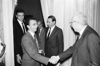 Incontro con gli esponenti dell'Accademia di studi storici Aldo Moro, partecipanti al Convegno internazionale "Aldo Moro: Stato e società"