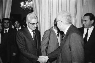 Incontro con gli esponenti dell'Accademia di studi storici Aldo Moro, partecipanti al Convegno internazionale "Aldo Moro: Stato e società"