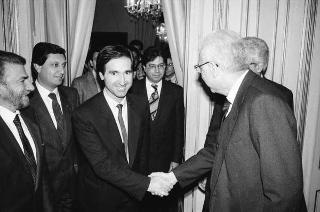 Incontro con gli esponenti dell'Accademia di studi storici Aldo Moro, partecipanti al Convegno internazionale "Aldo Moro: Stato e società"