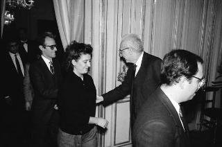 Incontro con gli esponenti dell'Accademia di studi storici Aldo Moro, partecipanti al Convegno internazionale "Aldo Moro: Stato e società"
