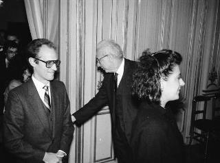 Incontro con gli esponenti dell'Accademia di studi storici Aldo Moro, partecipanti al Convegno internazionale "Aldo Moro: Stato e società"
