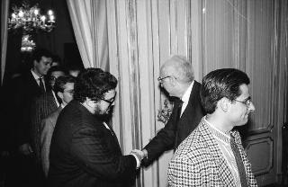 Incontro con gli esponenti dell'Accademia di studi storici Aldo Moro, partecipanti al Convegno internazionale "Aldo Moro: Stato e società"