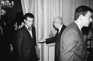 Incontro con gli esponenti dell'Accademia di studi storici Aldo Moro, partecipanti al Convegno internazionale "Aldo Moro: Stato e società"
