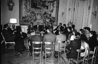 Incontro con gli esponenti dell'Accademia di studi storici Aldo Moro, partecipanti al Convegno internazionale "Aldo Moro: Stato e società"