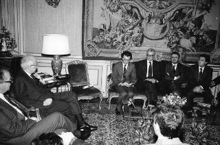 Incontro con gli esponenti dell'Accademia di studi storici Aldo Moro, partecipanti al Convegno internazionale "Aldo Moro: Stato e società"