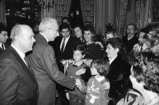 Incontro con la Giunta esecutiva del Centro nazionale per la bontà nella scuola e i vincitori del 38° Premio "Livio Tempesta"