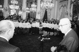 Incontro con la Giunta esecutiva del Centro nazionale per la bontà nella scuola e i vincitori del 38° Premio "Livio Tempesta"