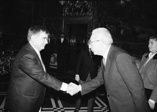 Dusan Strbac, nuovo ambasciatore della Repubblica Socialista Federativa di Jugoslavia: presentazione delle Lettere Credenziali