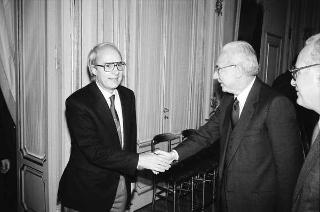 Giuseppe Carbone, presidente della Corte dei Conti, con il Consiglio di Presidenza dell'Organo