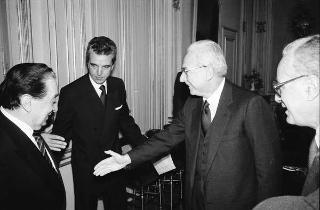 Giuseppe Carbone, presidente della Corte dei Conti, con il Consiglio di Presidenza dell'Organo