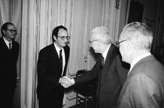 Giuseppe Carbone, presidente della Corte dei Conti, con il Consiglio di Presidenza dell'Organo
