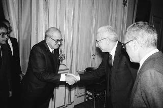 Giuseppe Carbone, presidente della Corte dei Conti, con il Consiglio di Presidenza dell'Organo